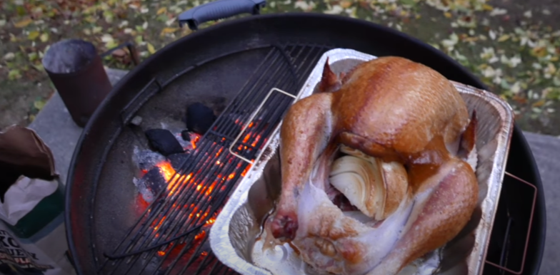 How to Grill a Juicy, Perfectly Cooked Turkey on Charcoal